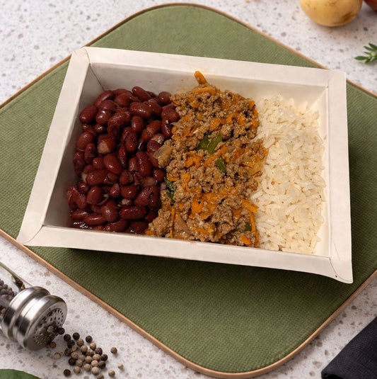 Carne moída com cenoura